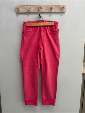 Kut from the Kloth Bright Pink Cropped Jeans